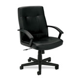 Leather Mid-Back Executive Chair