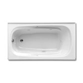Integrity 60" x 32" AirMasseur Tub with Integral Skirt on Left