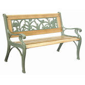Insect Cast Iron Kid's Park Bench