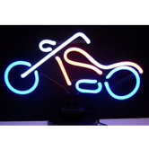 Chopper Neon Sculpture