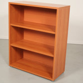 Pierce Office Three Shelf Bookcase in White