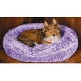 Towne Square Dog Bed in Silky Fleece