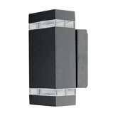 25,5cm LED Wandleuchte "Focus" in Graphit