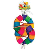 Bodacious Bites Double Donut Bird Toy