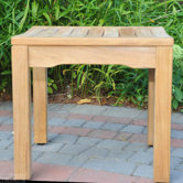 Teak Rosemont Backless Garden Bench