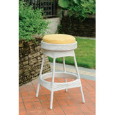 Bahia 24" Wicker Backless Barstool