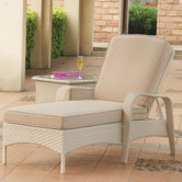 South Sea Rattan Outdoor Chaise Lounges