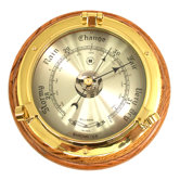 Brass Porthole Barometer