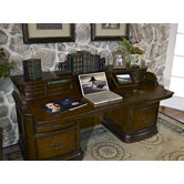 Winsome Credenza Desk with Printer Pullout