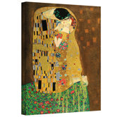 Gustav Klimt ''The Kiss'' Canvas Art