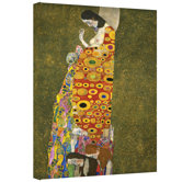 Gustav Klimt ''Hopeful'' Canvas Art