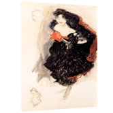 Gustav Klimt ''Study of Judith'' Canvas Art