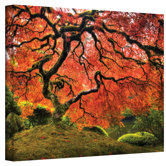 John Black ''Japanese Tree'' Canvas Art