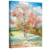 Vincent Van Gogh ''Pink Peach Tree'' Canvas Art