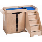 Right Changing Table with Stairs