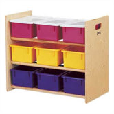 Tote Storage Rack - 9 Tray