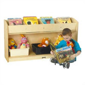 26" H Book Browser Flushback Bookcase