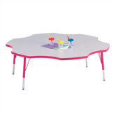 Rainbow Accents KYDZ Activity Table- Six Leaf(60" Diameter)