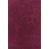 Cinzia Wine Geometric Rug