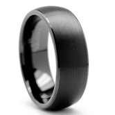 Men's Dome Tungsten Wedding Comfort Fit Band