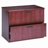Basyx Bw Veneer Series 2-Drawer Lateral Pedestal