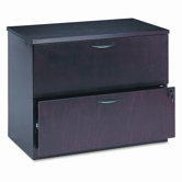 Basyx Bw Veneer Series 2-Drawer Lateral File Pedestal