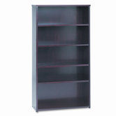 Basyx Bw Wood Veneer Series 5-Shelf Bookcase