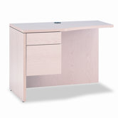 10500 Curved Corner Workstation 29.5" H x 42" W Left Side Desk Return