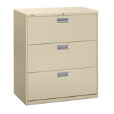600 Series 36" W Three-Drawer Lateral File