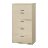 600 Series 36" W Five-Drawer Lateral File