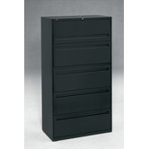 700 Series 36" W Five-Drawer Lateral File