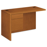 10700 Srs "L" Workstation Pedestal 29.5" H x 48" W Left Side Desk Return