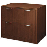 Attune Series Lateral File, Two-Drawer, 36w x 24d x 29-1/2h, Shaker Cherry