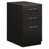 Flagship Mobile Box/Box/File Pedestal, Arch Pull, 22-7/8d, Lt. Gray