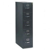 310 Series Five-Drawer, Full-Suspension File, Letter, 26-1/2d, CCY