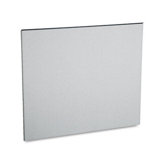 Simplicity II Series Panel, 100% Polyester, 62w x 1-1/2d x 53h, Alumina Gray