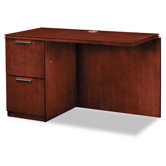 Arrive Returns for Single Pedestal 29.5" H x 48" W Left Desk Return