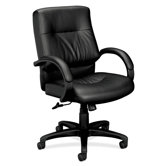 VL690 Series Mid - Back Chair with Padded Arms