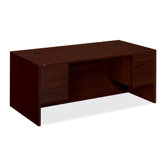 10500 Series Double Pedestal Rectangle Top Desk