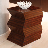Zig Zag End Table