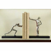 Pair of Blockhead Bookends