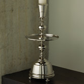 Dutch Candleholder in Nickel Finish