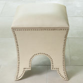 Leather Ottoman