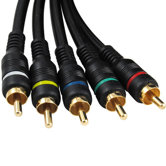 6 ft. 5 RCA Component Audio Video Cable