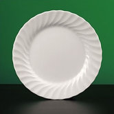 Regency White Dinnerware Plate