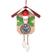 Santa Clock Ornament