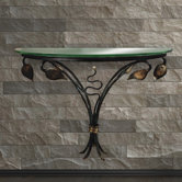 Wandtisch halbrund "Leafs"