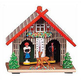 Medium Chalet Weatherhouse with Thermometer