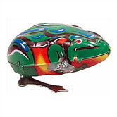 Tin Jumping Frog Toy
