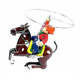 Tin Cowboy Toy